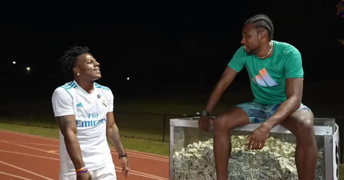 noah lyles vs ishowspeed