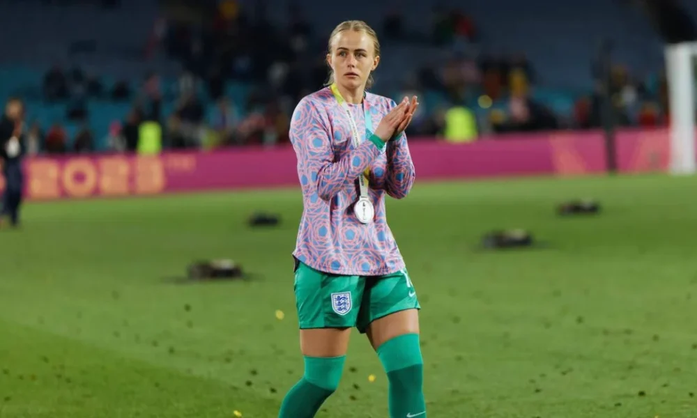 Hannah Hampton on Football Ground