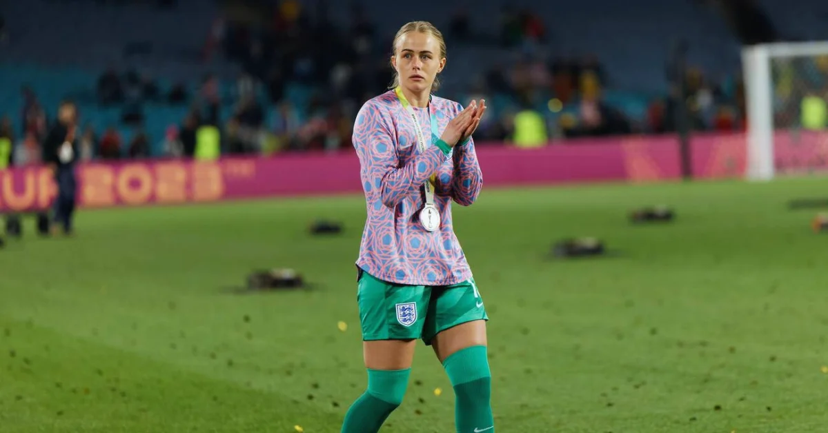 Hannah Hampton on Football Ground