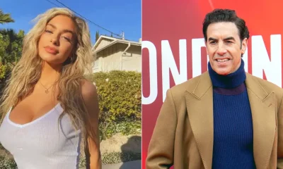 Image of Hannah Palmer and Sacha Baron Cohen