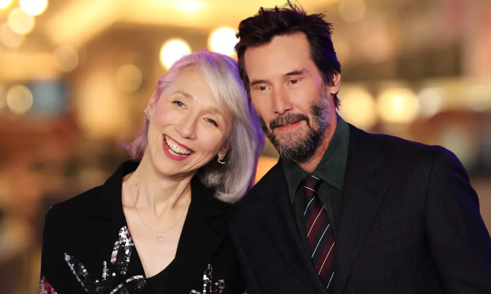 Keanu Reeves with his girlfriend Alexandra Grant