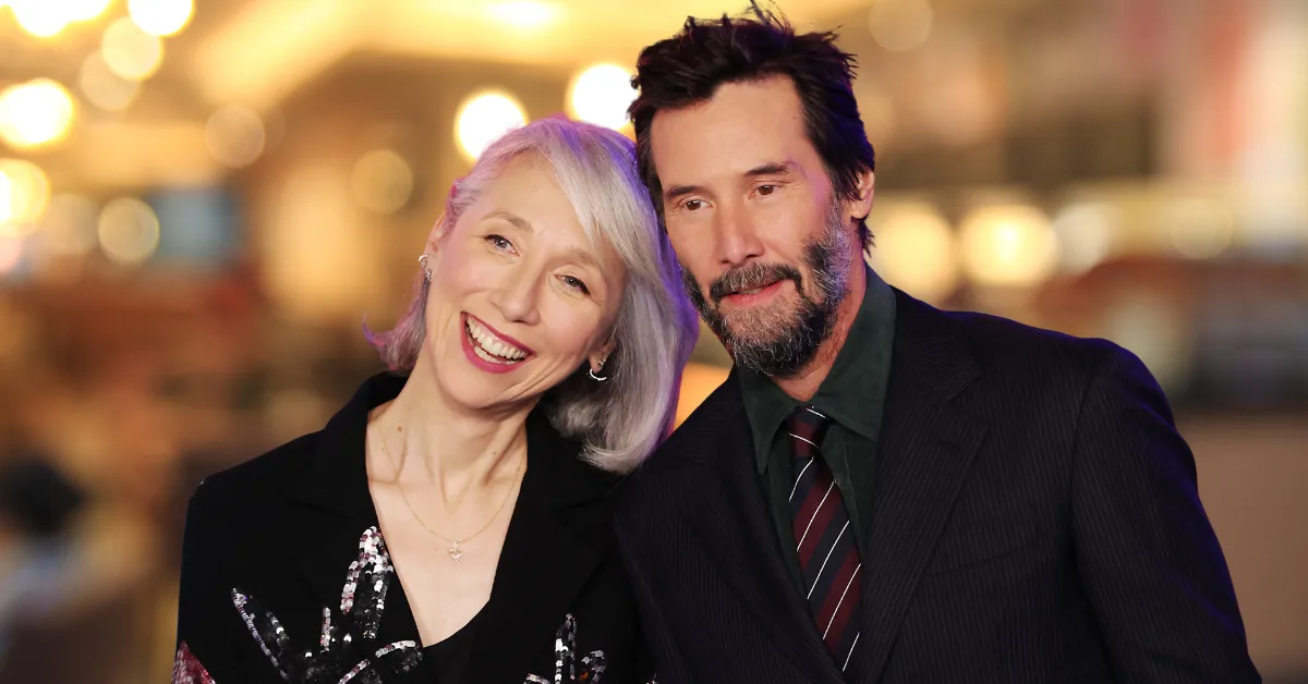 Keanu Reeves with his girlfriend Alexandra Grant