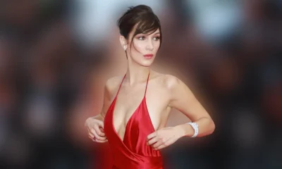 Bella Hadid in Red Dress