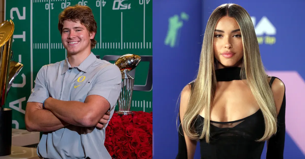 Justin Herbert and Madison Beer