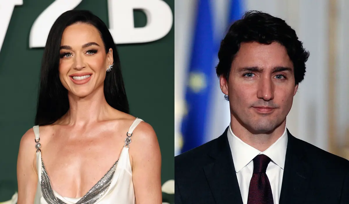 Katy Perry with Justin Trudeau