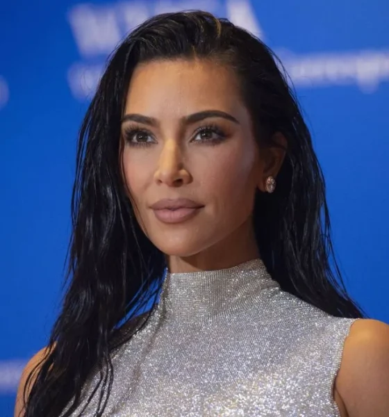 Close Portrait of Kim Kardashian
