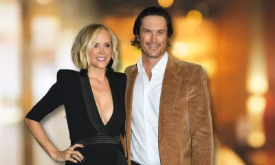 Oliver Hudson With His Wife
