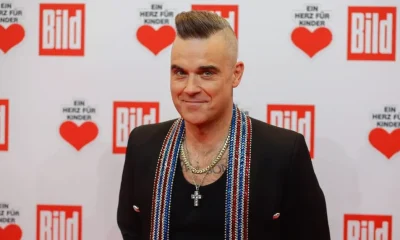 Close Portrait of Robbie Williams