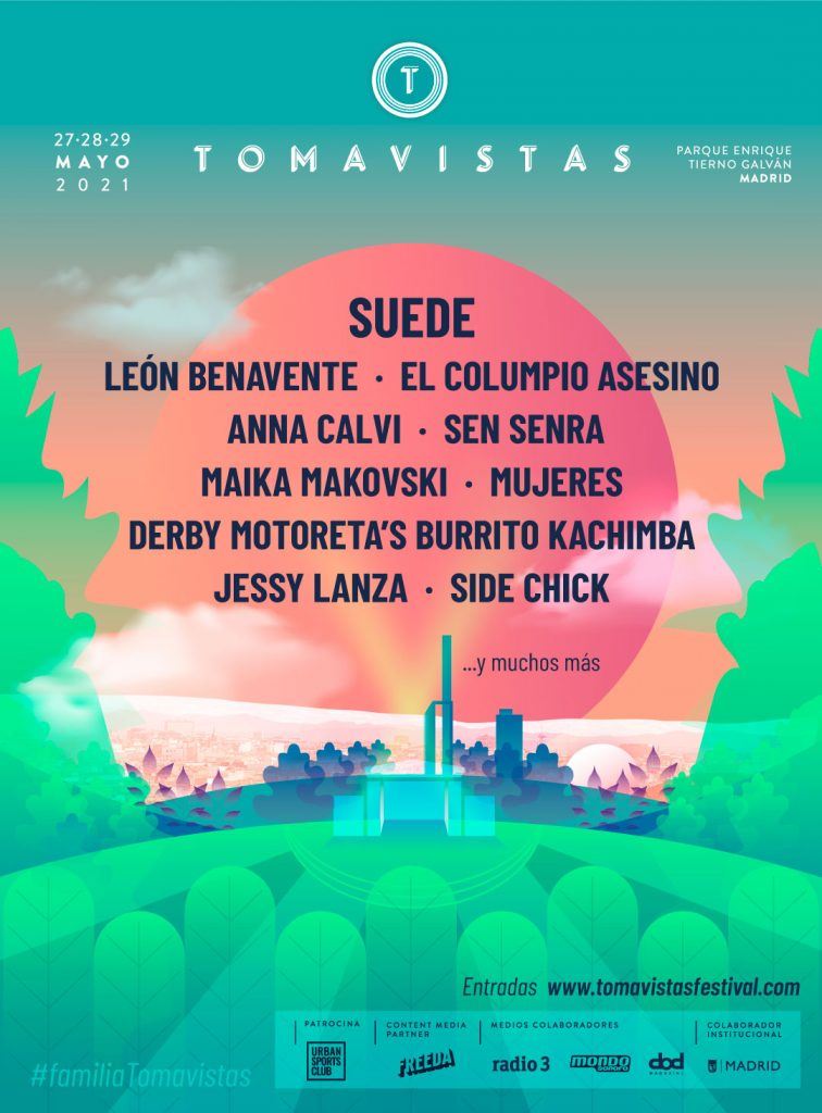 cartel festival tomavistas 2021 junio