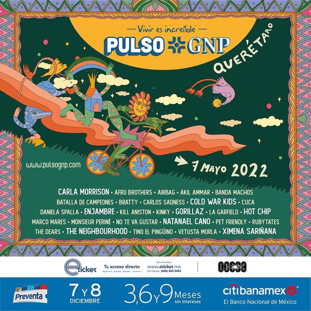 Pulso GNP 2022: cartel, boletos y horarios