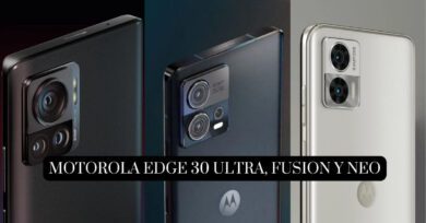 Motorola Edge 30 Ultra, Fusion y Neo : características y precio presentados oficialmente