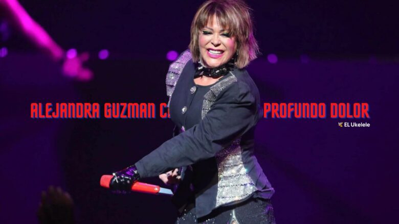 Alejandra Guzman caída causó un profundo dolor, Durante un concierto