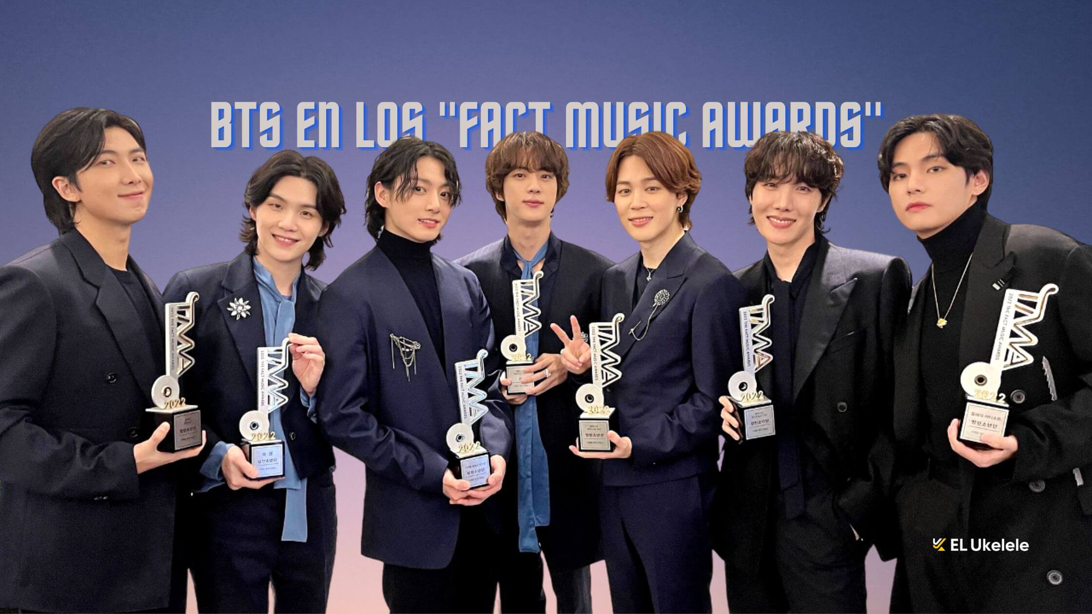 BTS en los Fact Music Awards una ceremonia de premios para celebrar el K Pop 2