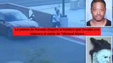 La policía de Nevada disparó al hombre que llevaba una máscara al estilo de "Michael Myers