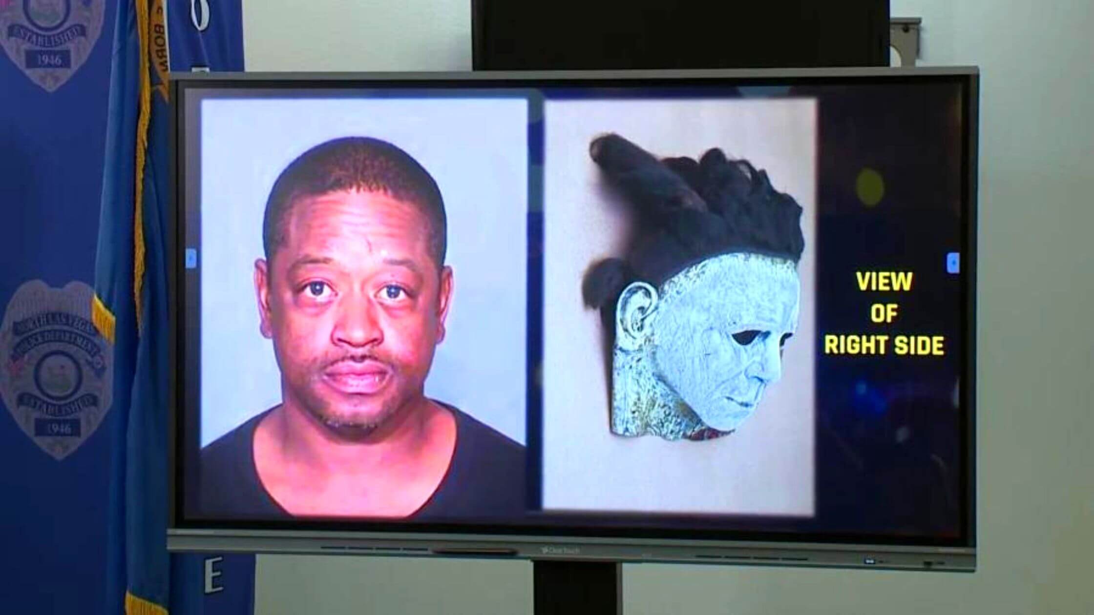 La policía de Nevada disparó al hombre que llevaba una máscara al estilo de "Michael Myers