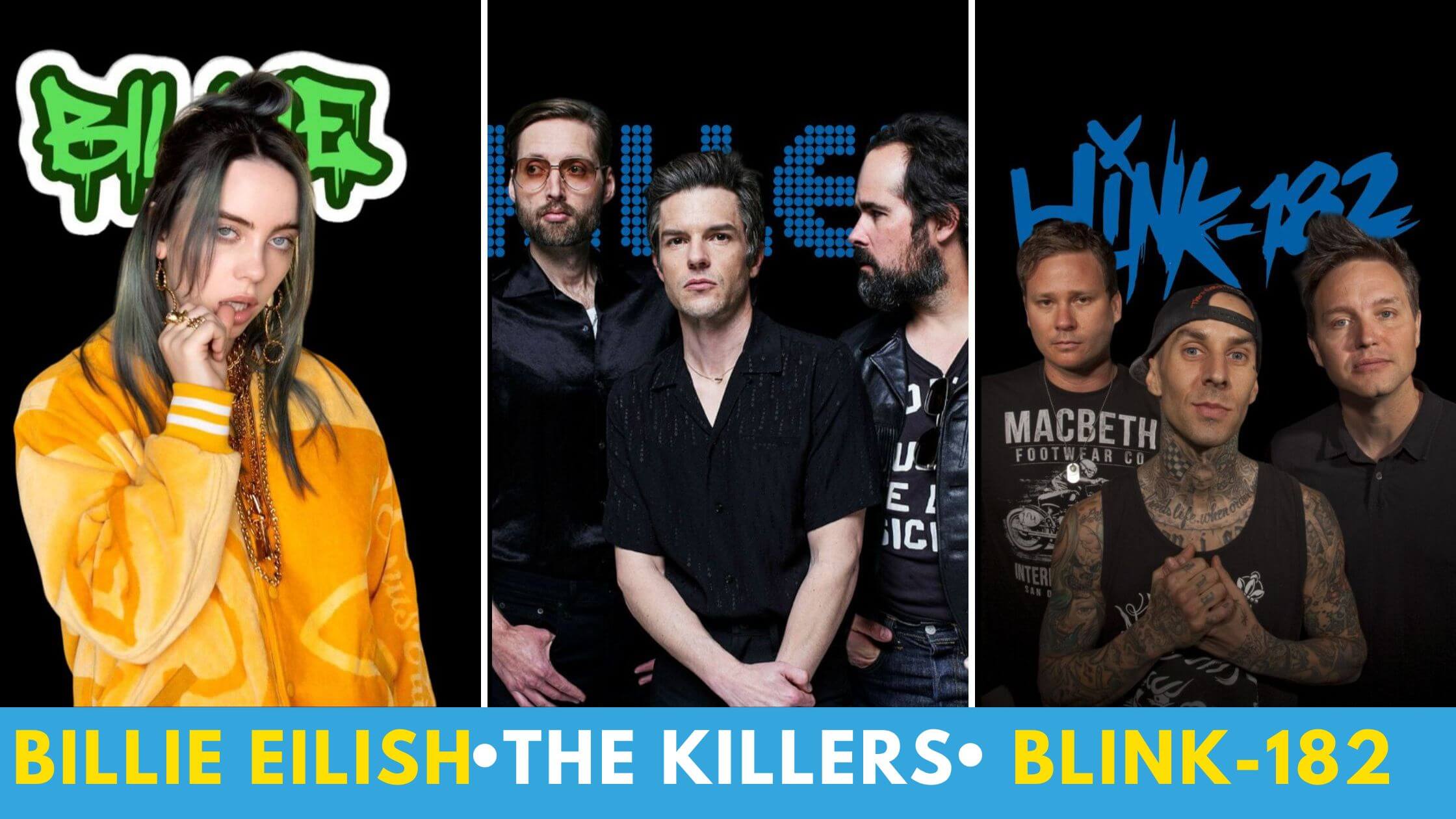 Blink 182 Billie Eilish y The Killers en Tecate Pal Norte 2023 1 1