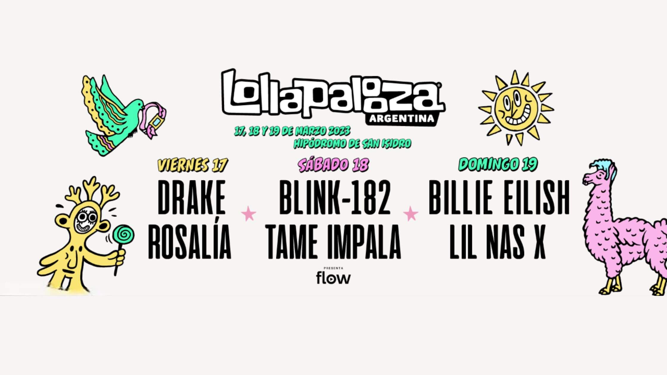 Lollapalooza Argentina 2023: lineup, boletos y precio de las entradas