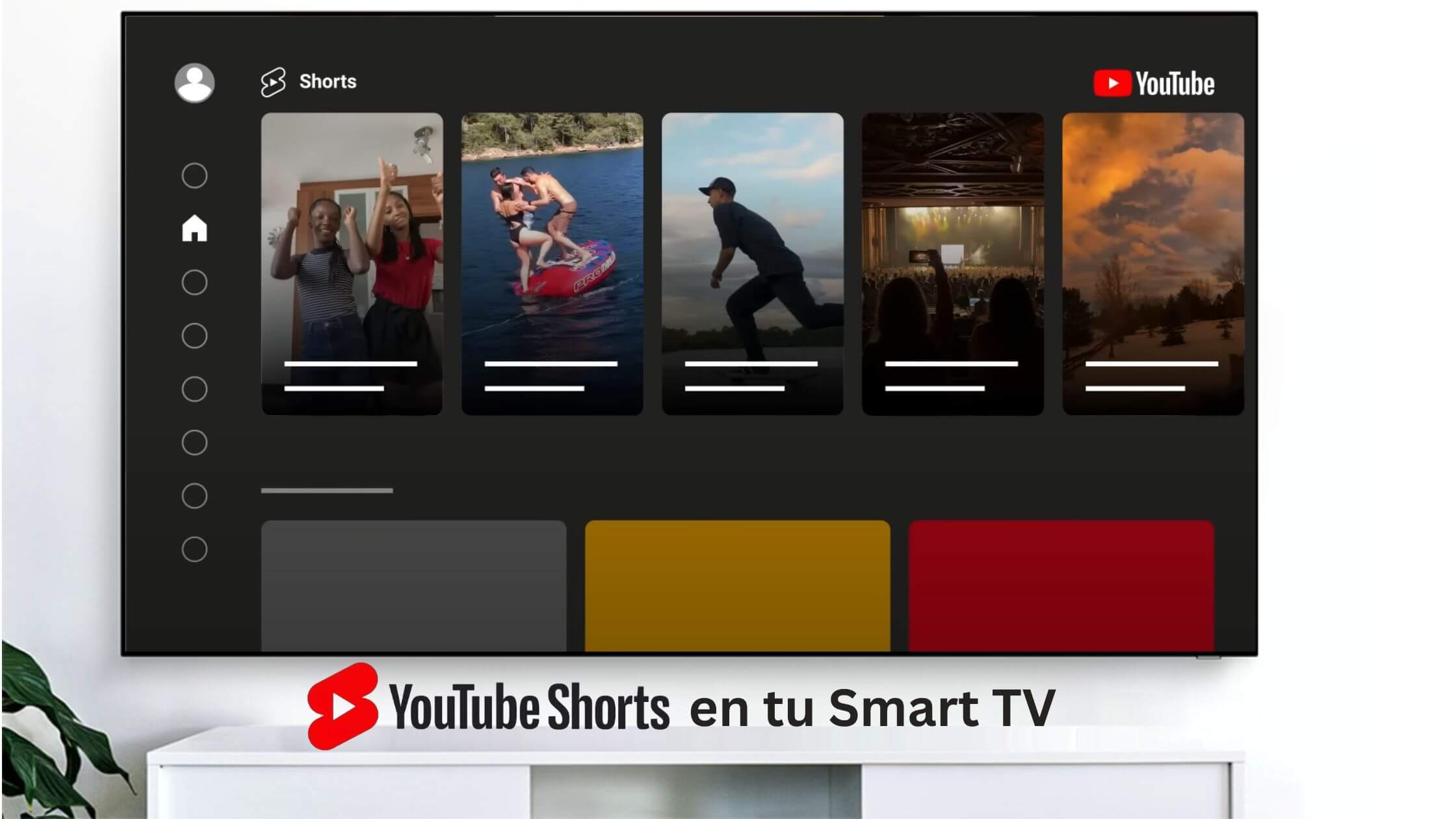 Ver los cortos de YouTube en tu Smart TV asi puedes verlos 1