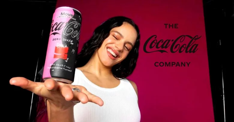 Rosalía Coca-Cola se asocia para el nuevo sabor 'Move