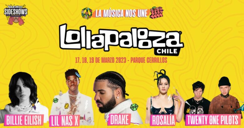 Lollapalooza 2023 Chile: lineup, boletos, horarios