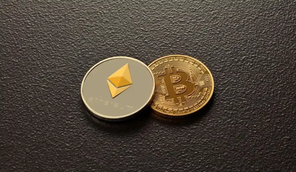 ETH and Bitcoin