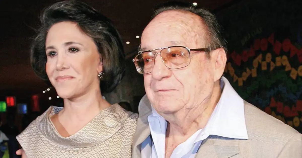 Chespirito y Florinda Meza