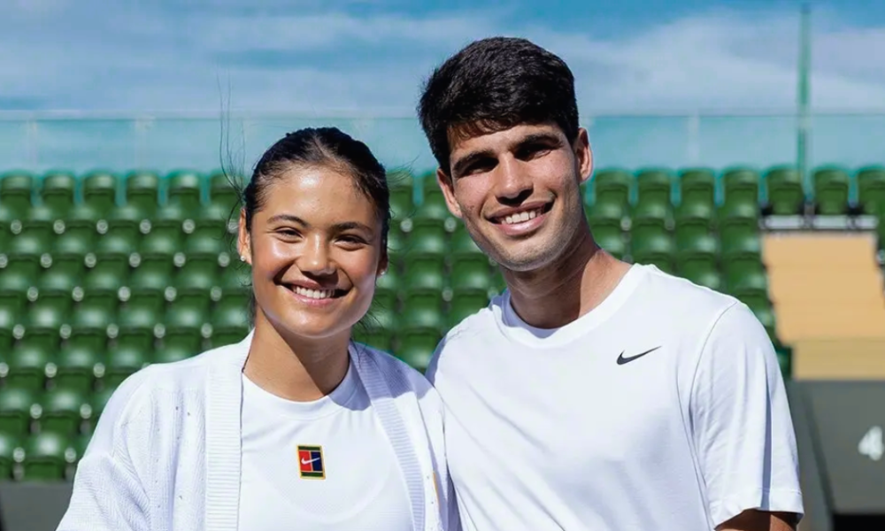 Emma Raducanu y Carlos Alcarazm