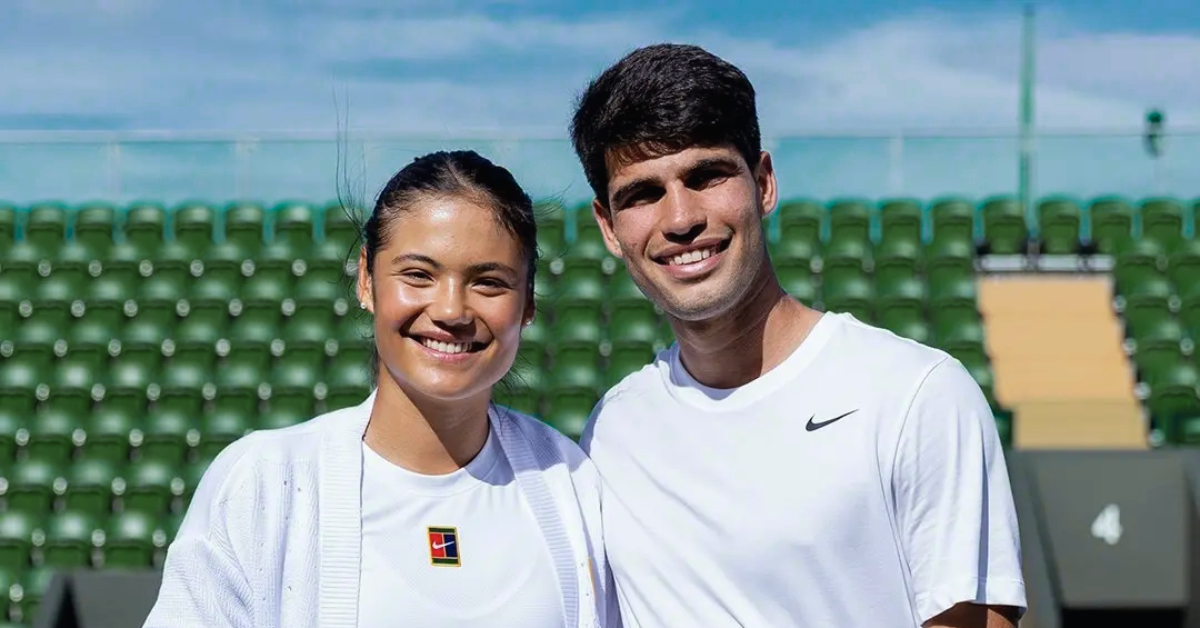 Emma Raducanu y Carlos Alcarazm