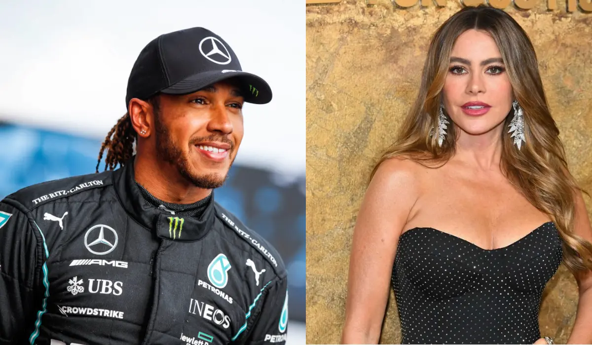 Sofía Vergara y Lewis Hamilton