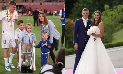 Toni Kroos y su esposa Jessica Farber