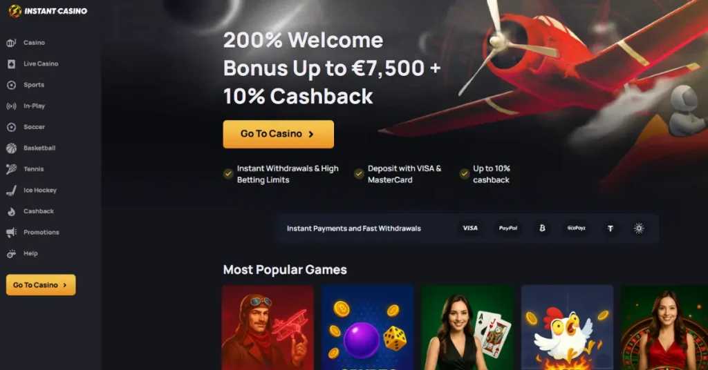 Instant casino