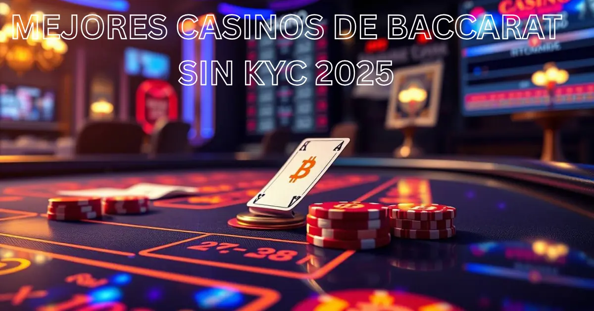 MEJORES CASINOS DE BACCARAT SIN KYC 2025