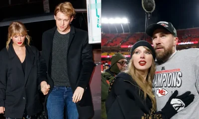 Taylor Swift y Joe Alwyn y Travis Kelce