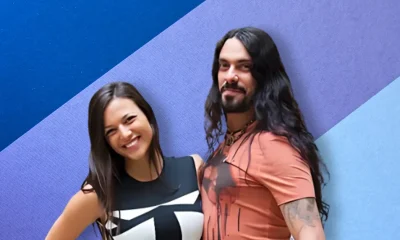 Elisa Mouliaá y su pareja