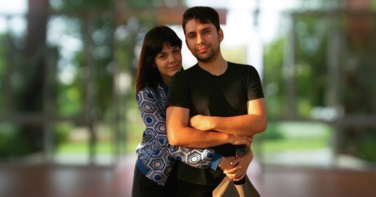Fabrizio Copanow con su esposa