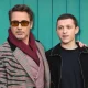 Tom Holland con Robert Downey Jr.