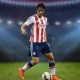 Aldo De Nigris jugando al fútbol