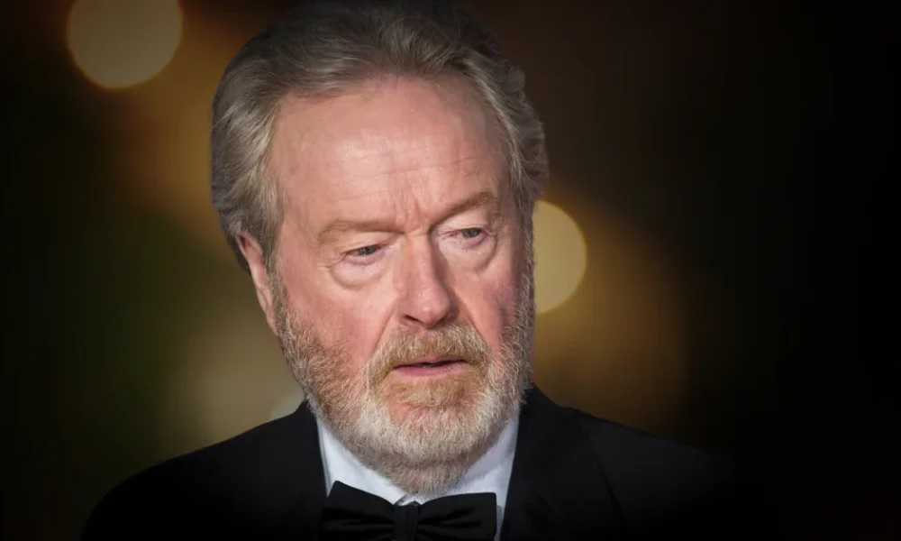 Retrato cercano de Ridley Scott