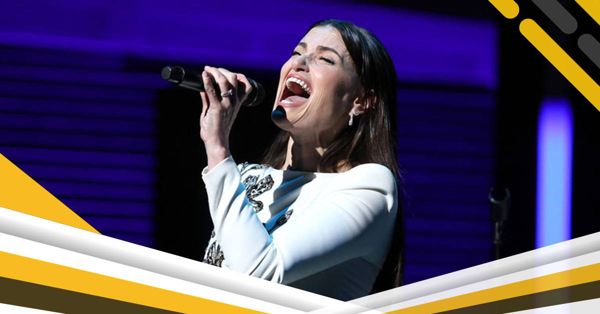 Idina Menzel trae de vuelta ‘Gravity Defying’ con una actuación en un evento benéfico para veteranos | Alex Edelman, Idina Menzel, Jim Gaffigan, Jon Stewart, Lea Michele, Leslie Odom Jr, Mike Birbiglia | Noticias y rumores de celebridades | Entretenimiento, fotos y vídeos