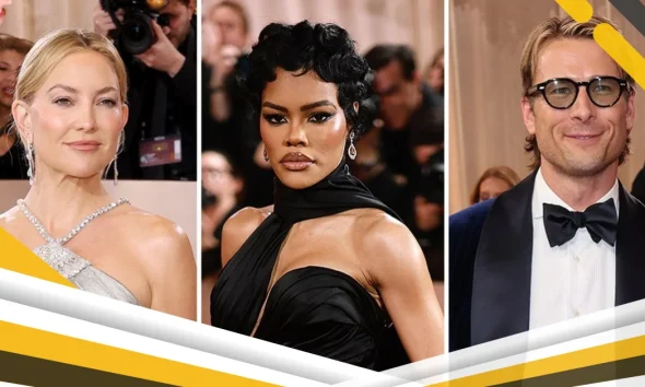 Llegadas a la alfombra roja de los Globos de Oro 2026: Kate Hudson, Teyana Taylor, Glen Powell y más