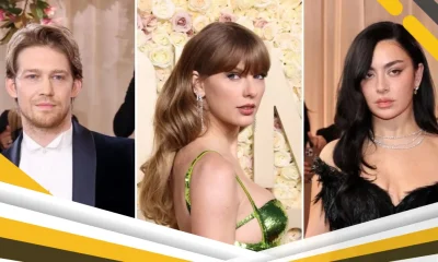 Los Globos de Oro tocan música de Taylor Swift frente a Joe Alwyn y Charli XCX