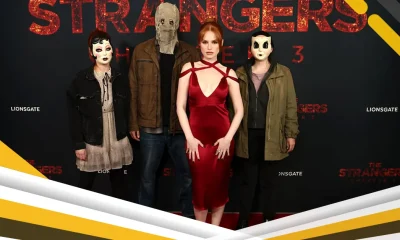 Madelaine Petsch fascinada con su vestido rojo de tiras en la proyección de la trilogía ‘Los extraños’ | terror, Películas de terror, Madelaine Petsch, Películas, Extraterrestres, Extraterrestres Parte 3 | Noticias y rumores de celebridades | Entretenimiento, fotos y vídeos