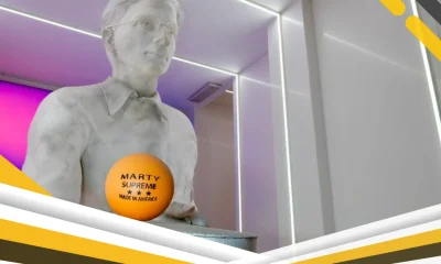 El personaje de “Marty Supreme” de Timothée Chalamet es esculpido en Italia