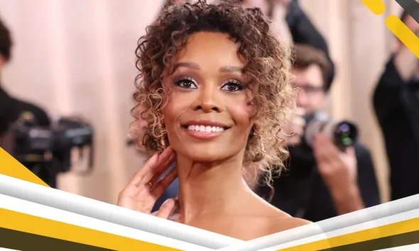 La periodista de entretenimiento Zuri Hall en su programa de entrevistas «Not About Sports»