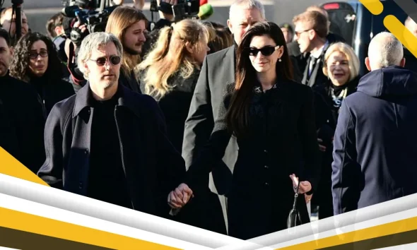 Anne Hathaway entre las celebridades del cine que asistieron al funeral de Valentino