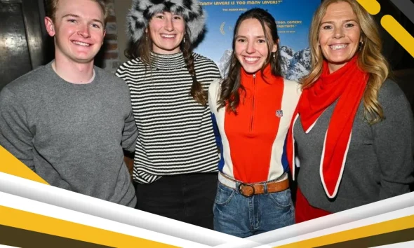 El equipo de EE. UU. brinda por los Juegos Olímpicos en el evento Variety Sundance con J. Crew