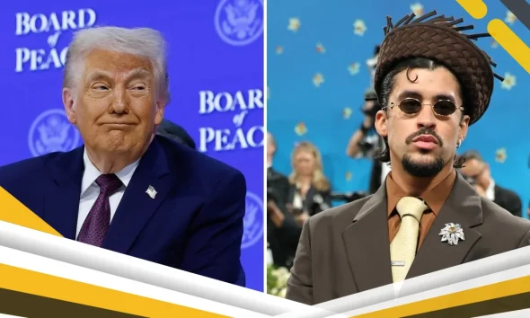 Donald Trump dice que se saltará el Super Bowl LX mientras critica a Bad Bunny