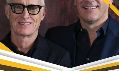 John Slattery se reúne con Jon Hamm de Mad Men