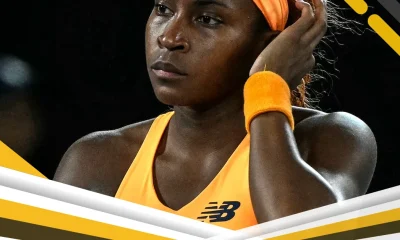 La estrella del tenis Coco Gauff continúa aplastando su raqueta después de la derrota en el Abierto de Australia